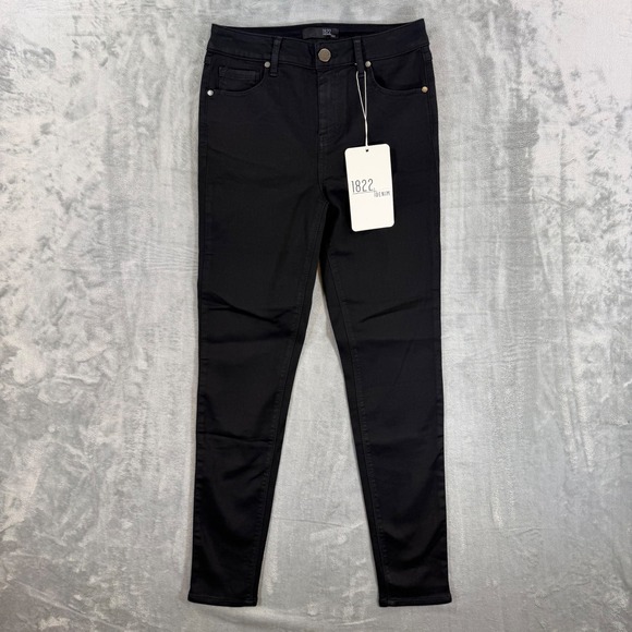 1822 Denim Denim - New 1822 Classic Skinny Butter Denim Jeans Womens Size 10/30 Black Stretch Pants